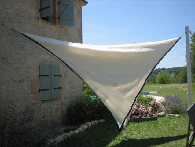 voile d'ombrage triangulaire - protection uv-in6b