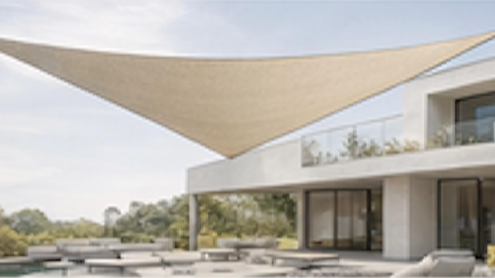 Voiles d’ombrage triangulaires Coolaroo en Suisse
