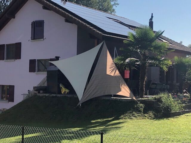 voile d'ombrage carrée - toile solaire - toile solaire