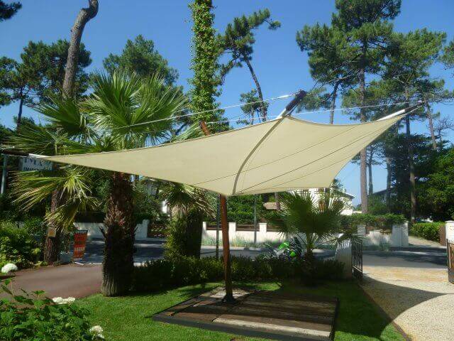 voile d'ombrage rectangulaire - shade sail - voile d'ombrage carrée
